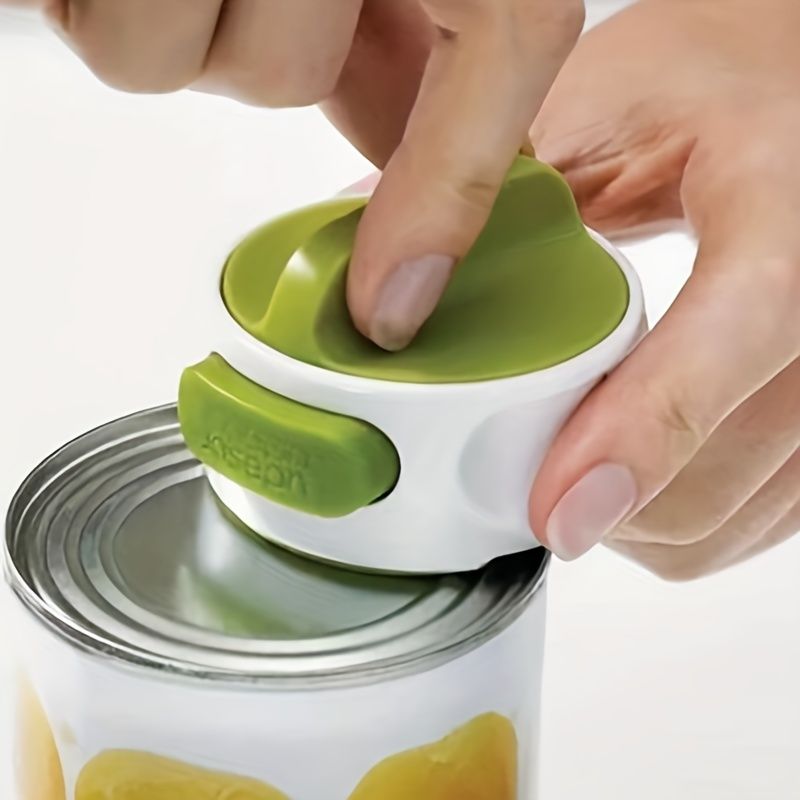 1 pc Compact Mini Can Opener - Easy to Use and Safe for Opening Beer and Jar Lids - Perfect Kitchen Gadget for On-the-Go Use - Renee Lane Company