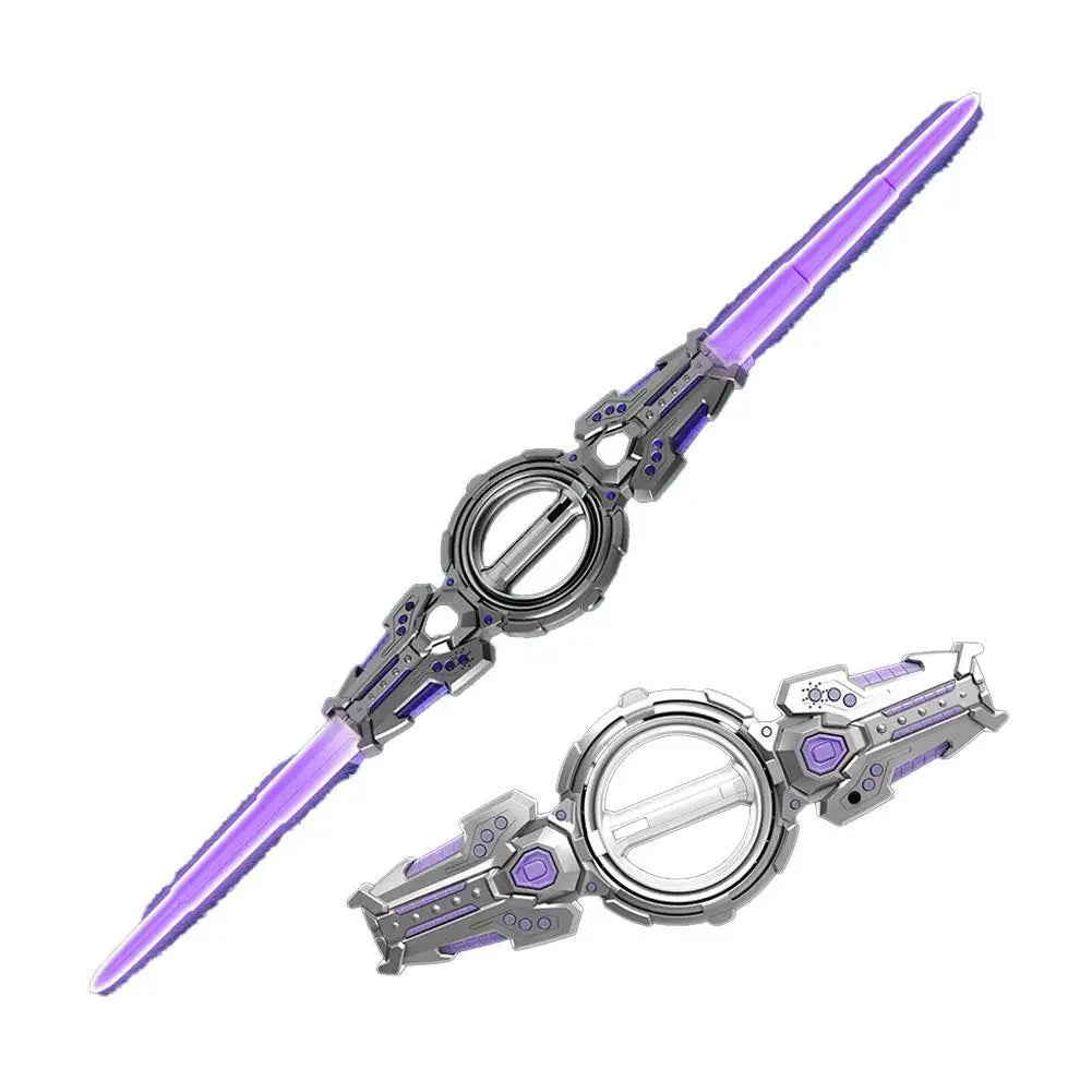Toy Double Ended Retractable Double Edged Lightsaber