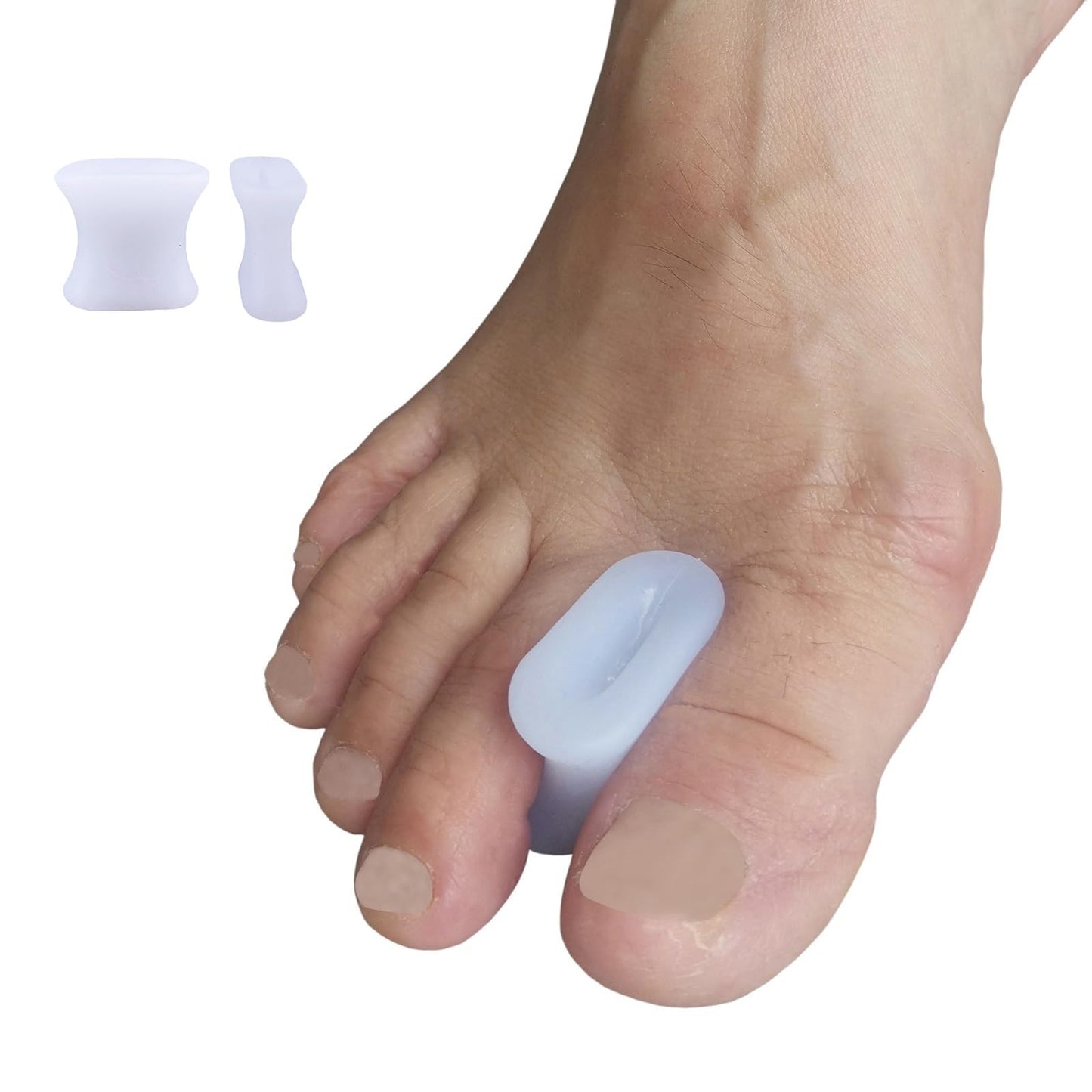 12-Pack Gel Toe Separators & Bunion Spacers – Toe Spacers for Straightening Overlapping Toes for to Their Original Shape Men and Women - Renee Lane Company