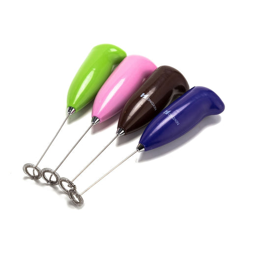 1pc Upgraded Mini Handheld Milk Frother for Coffee and More - Battery Operated Mixer and Blender for Frappe, Latte, Milk, Matcha - Perfect for On-the-Go Brewing - Renee Lane Company