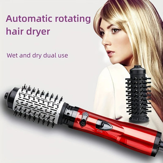 2-in-1 Electric Rotating Curling Comb and Hair Dryer for Salon-Quality Styling at Home - Renee Lane Company