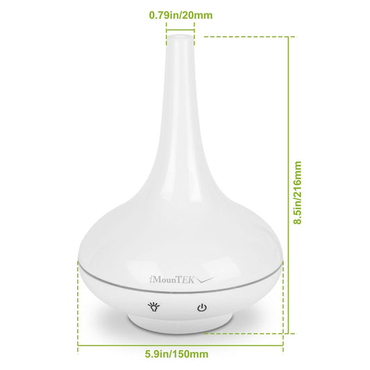 200ml Cool Mist Humidifier Ultrasonic Aroma Essential Oil Diffuser w/7 Color LED Lights Waterless Auto Off for Office Home Room Study Yoga Spa - Renee Lane Company