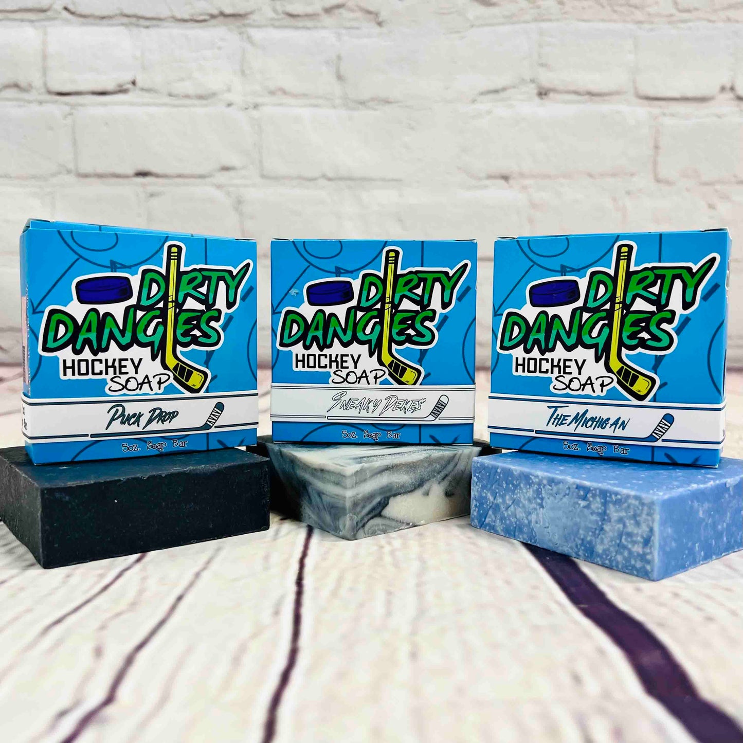 3 Pack Bundles - Dirty Dangles Hockey Soap Bars - Renee Lane Company