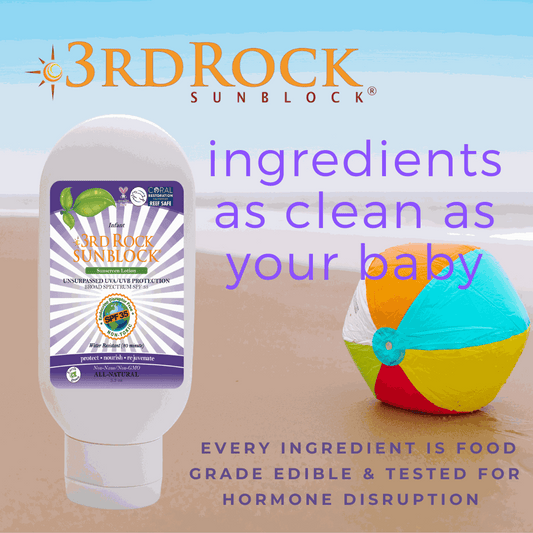 3rd Rock Sunblock® For Infants - All Natural Infant Sunscreen - Zinc Oxide SPF 35 - Renee Lane Company