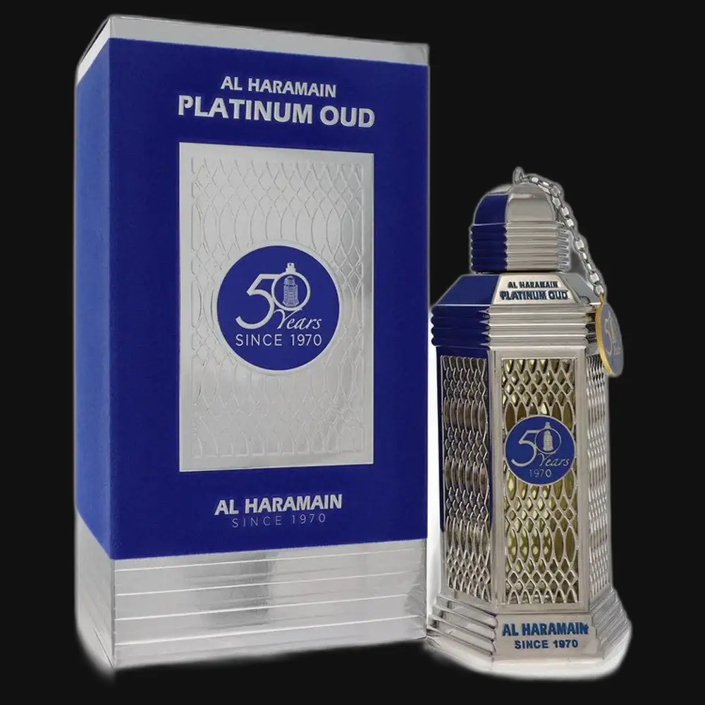 50 Years Platinum Oud By Al Haramain (Unisex) - Renee Lane Company