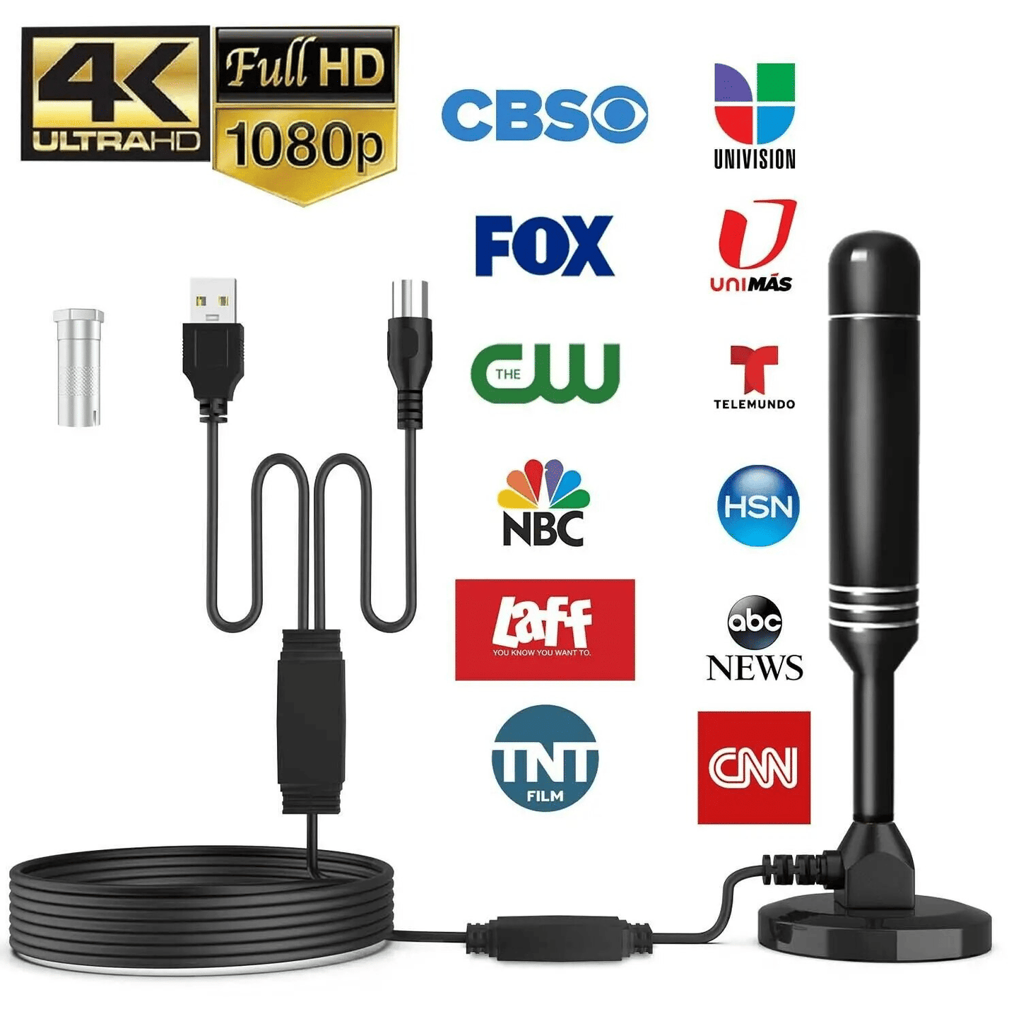 5600Miles Upgraded TV Antenna HDTV Amplified Digital 4K 1080P Long Range Indoor - Renee Lane Company