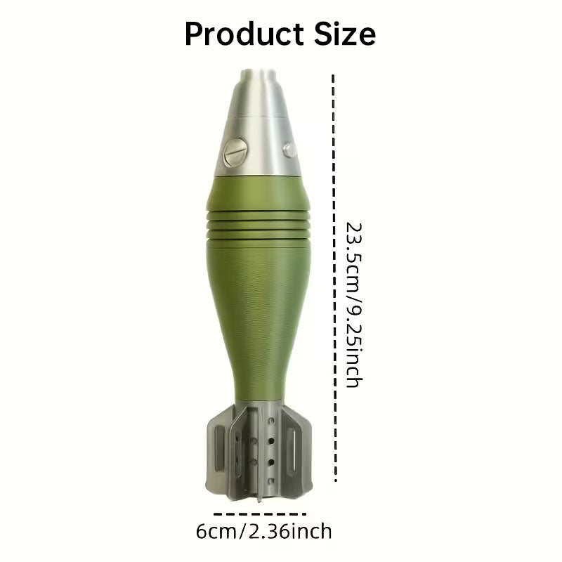60mm Mortar Shell M2 Pen Holder - Realistic 3D Printed Replica for Office Desk, Home Study Assembly, Storage & Decoration Gift - Renee Lane Company