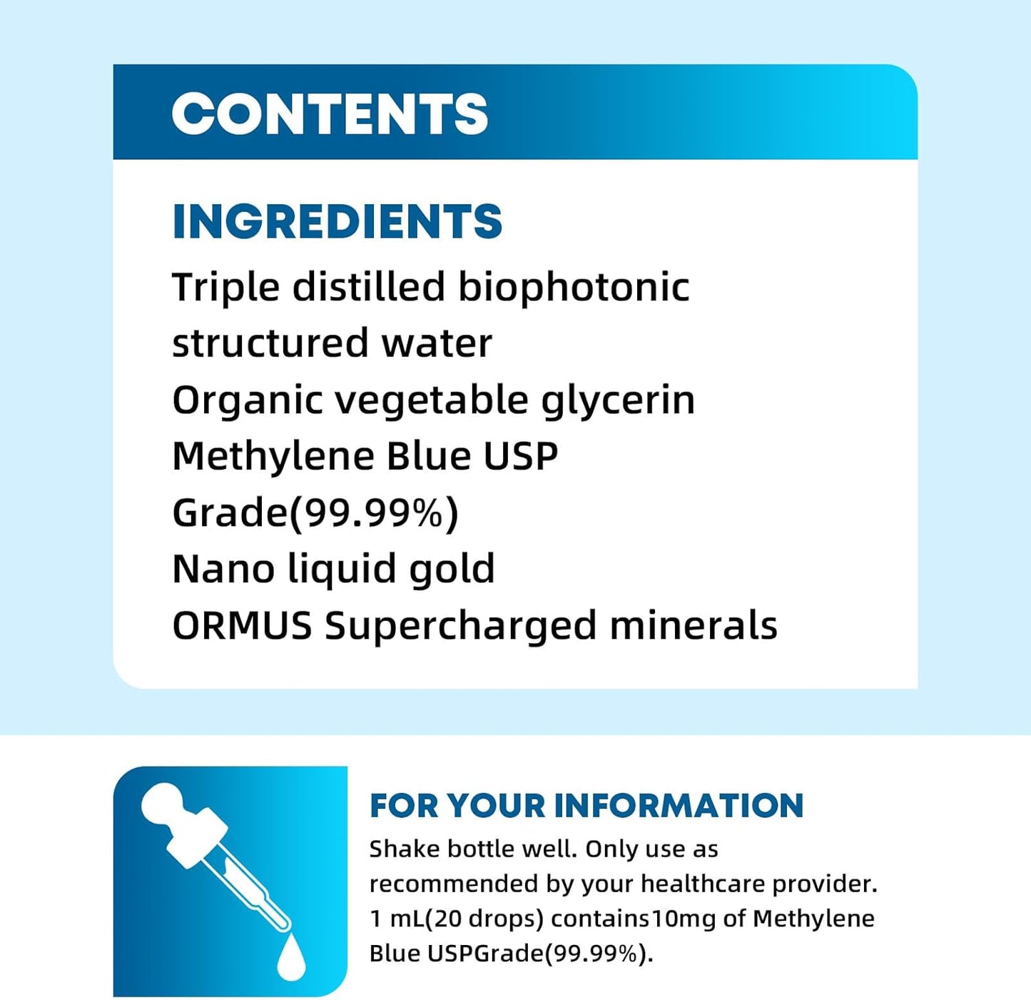 Methylene Blue Drops