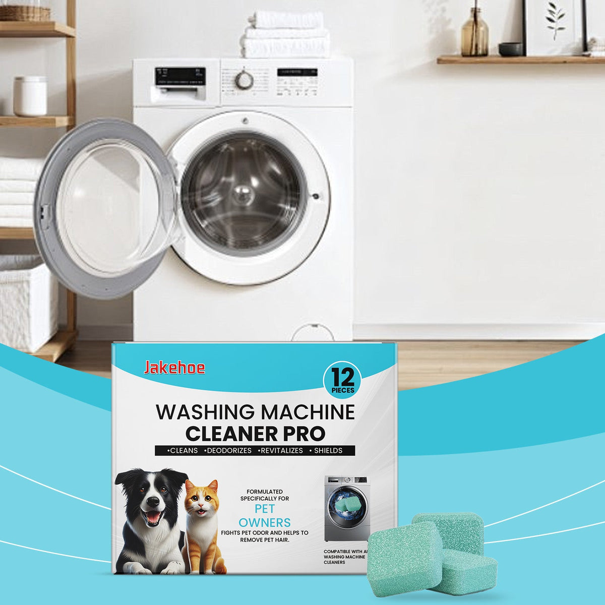 Washing Machine Cleaning Tablets 12pcs