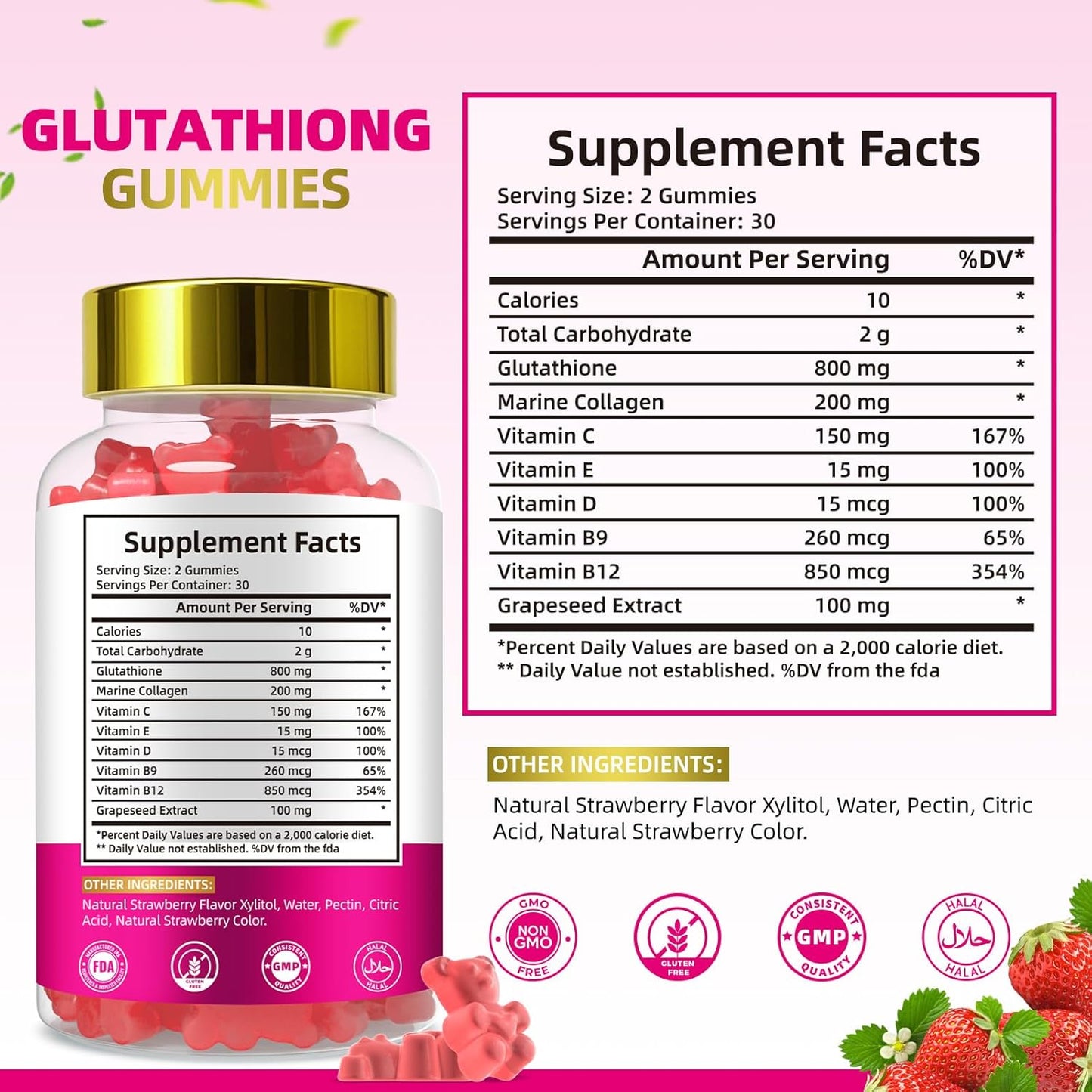 Glutathione Gummies with Collagen