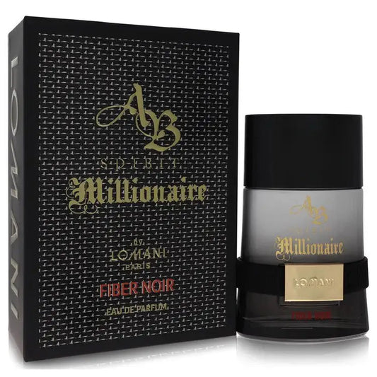 Ab Spirit Millionaire Fiber Noir By Lomani Cologne for Men - Renee Lane Company