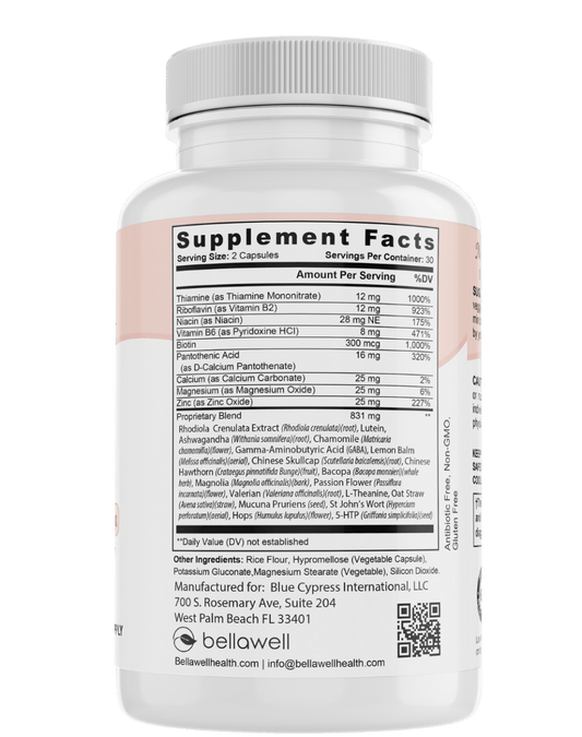 Advanced Stress Relief Formula by Bellawell - Renee Lane Company