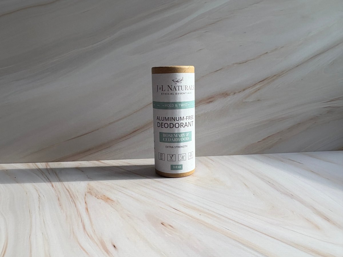 Aluminum-Free Deodorant by J&L Naturals – Plant-Powered Odor Control (3 oz) - Renee Lane Company