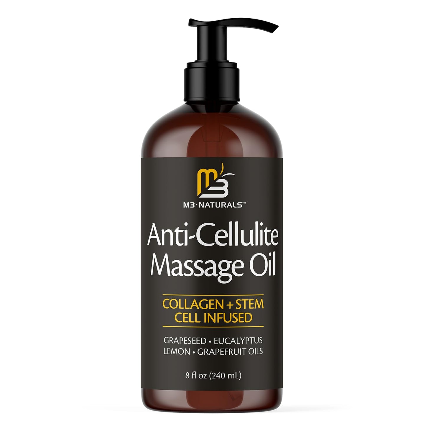Arnica Sore Muscle Massage Oil – Anti-Cellulite & Skin Tightening with Collagen Stem Cells & Menthol. Perfect for Stocking Stuffers & Christmas Gifts – Full Body Relief & Skin Care for Men & Women. - Renee Lane Company