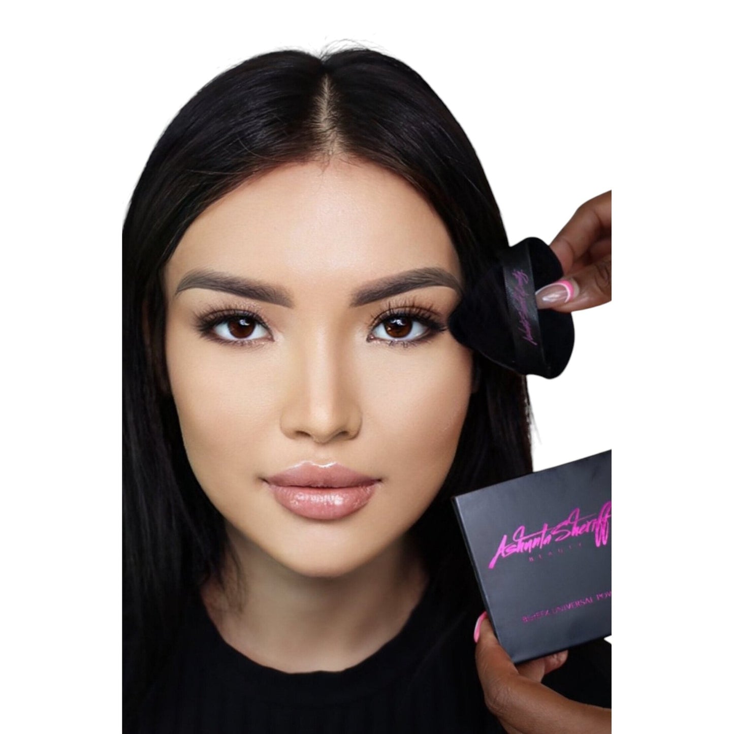 Ashunta Sheriff Beauty Velvet Hypoallergenic Ultra Soft Black Puffs (3-Pack) - Renee Lane Company