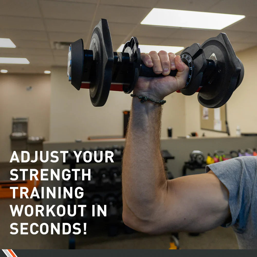 BodySport Adjustable Dumbbell 40 LBS Pair - Renee Lane Company