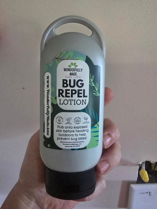 BUG REPEL LOTION | organic | natural preservative | No Parabens | Essential Oil scented - Renee Lane Company