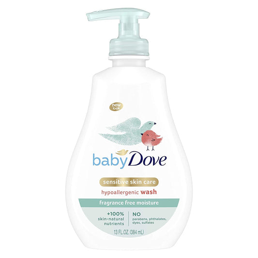 Baby Dove Tip To Toe Wash Sensitive Moisture Fragrance Free - 13 oz Pack of 4 - Renee Lane Company