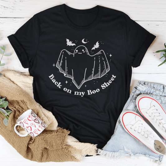 Back On My Boo Sheet T-Shirt - Renee Lane Company