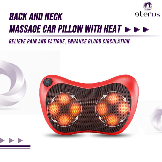 Back and Neck Massage Pillow w/Heat - Renee Lane Company