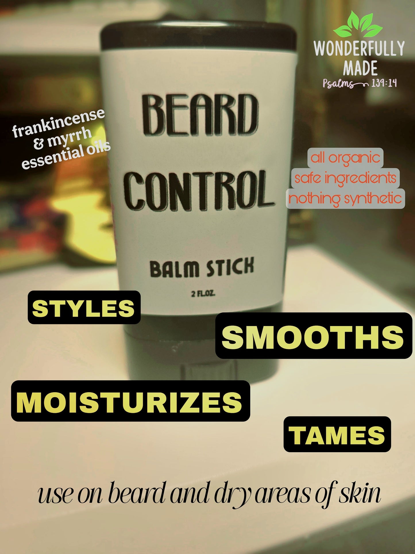 Beard Control Styling Balm - Renee Lane Company