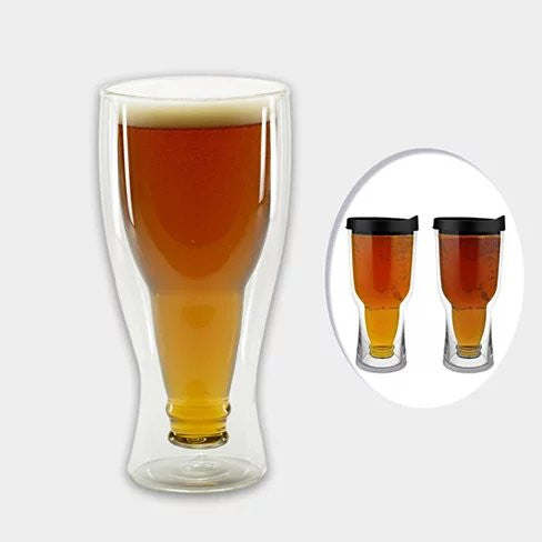 Bottoms Up Cheers N Beers Bottle In Cup - Renee Lane Company