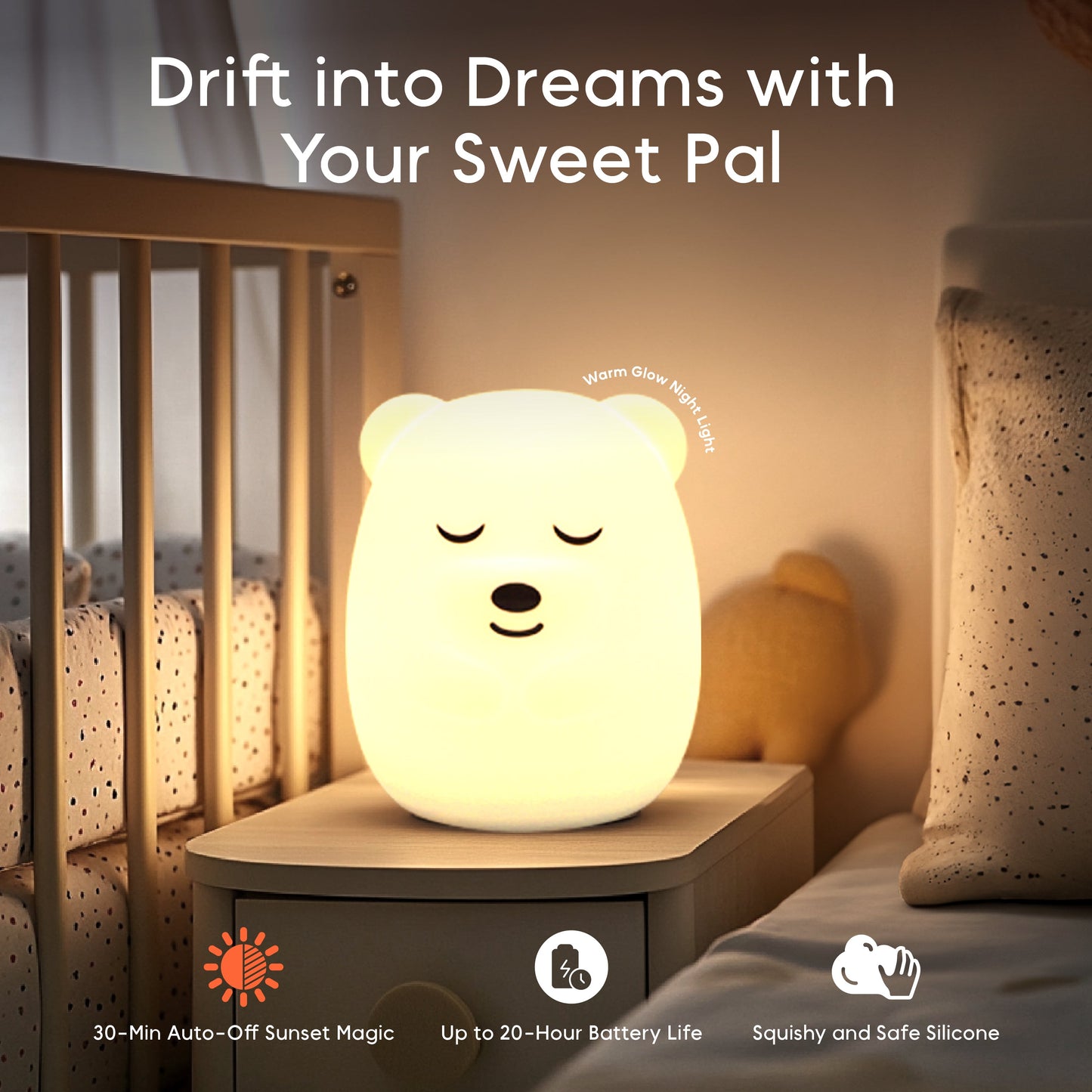 Breathing Pal Plus - 'Ted' The Bear - Renee Lane Company