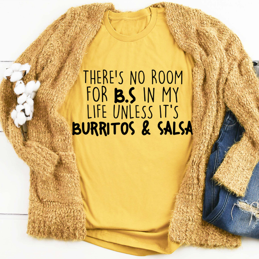 Burritos & Salsa T-Shirt - Renee Lane Company