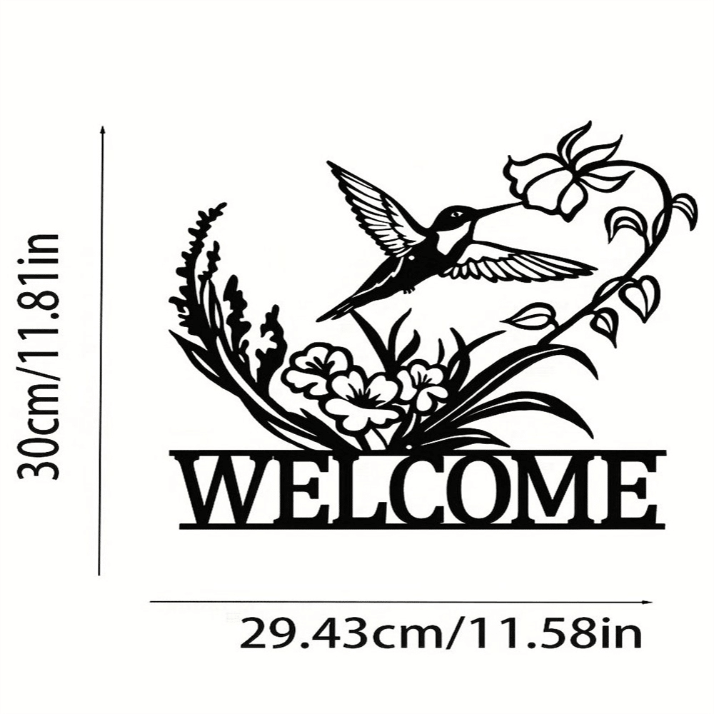 CIFbuy Vintage Hummingbird Owl Butterfly iron Wall Art Hanging Set(TikTok, temu pick-up service) - Renee Lane Company