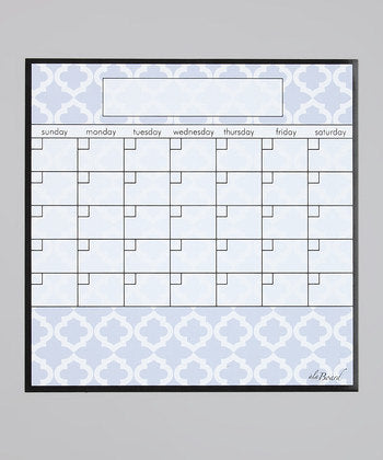 Calendar- Dry Erase Fridge Calendar. Organize your home or office. Beautiful, Lattice Fridge Calendar - Renee Lane Company
