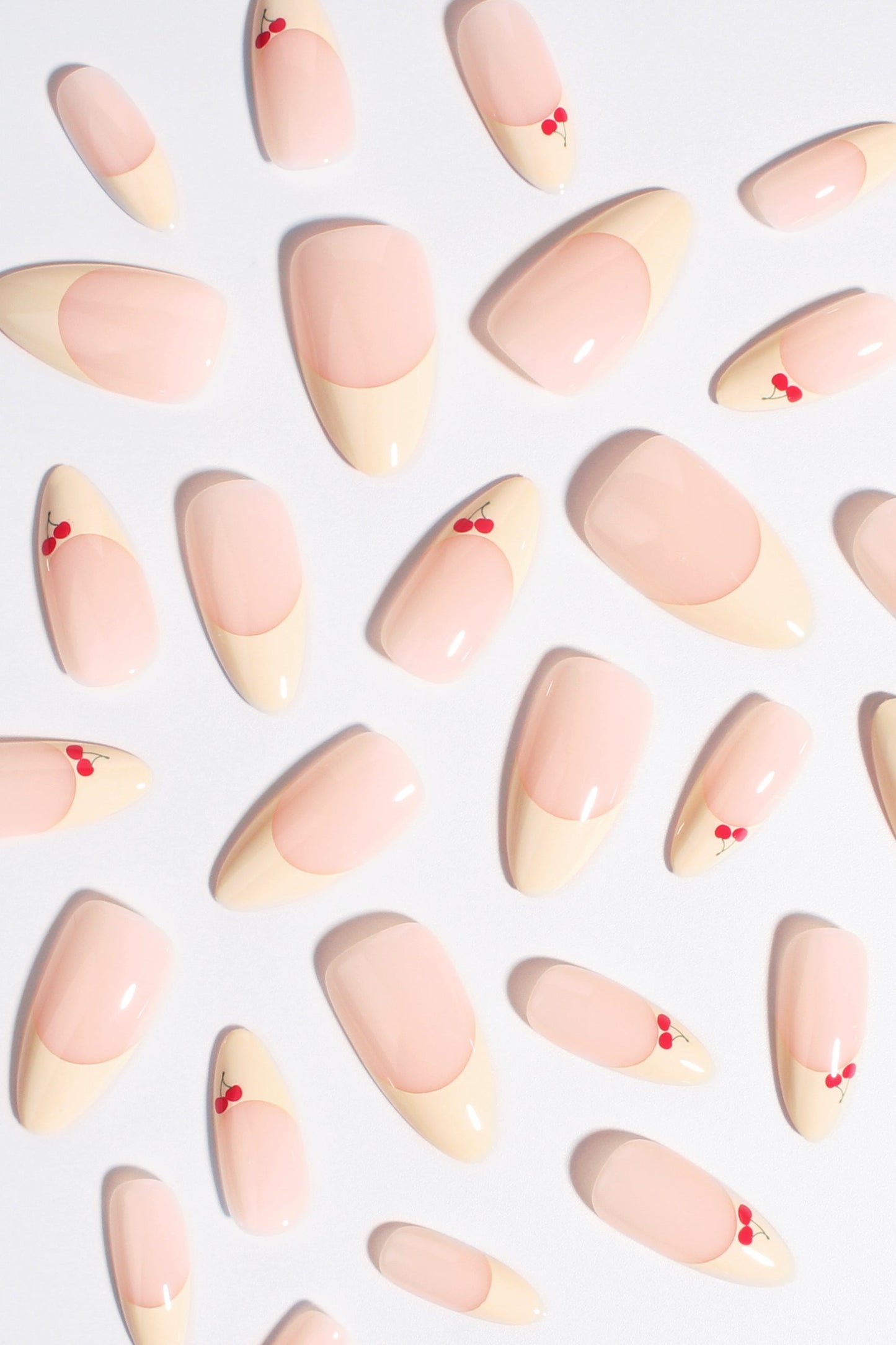 Cherry Charm | Soft & Durable Press-On Nails - Renee Lane Company