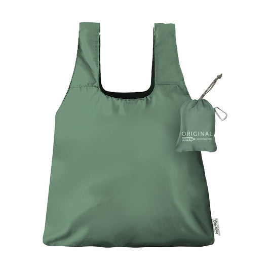 ChicoBag Original Compact Reusable Grocery Bag w/Attached Pouch and Carabiner Clip | Perfect for Shopping Travel Organization | Eco-Conscious Packable Tote | Boysenberry (Pack of 1) - Renee Lane Company