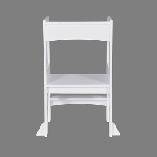 Child Standing Tower; Step Stools for Kids; Toddler Step Stool for Kitchen Counter; White - Renee Lane Company