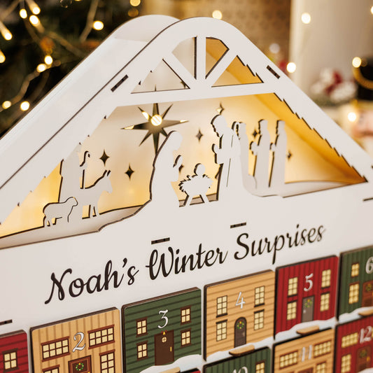 Christmas Advent Calendar - Colored - Renee Lane Company