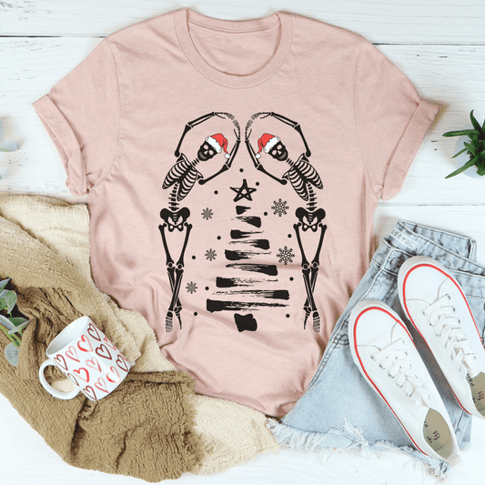 Christmas Tree Skeletons T-Shirt - Renee Lane Company