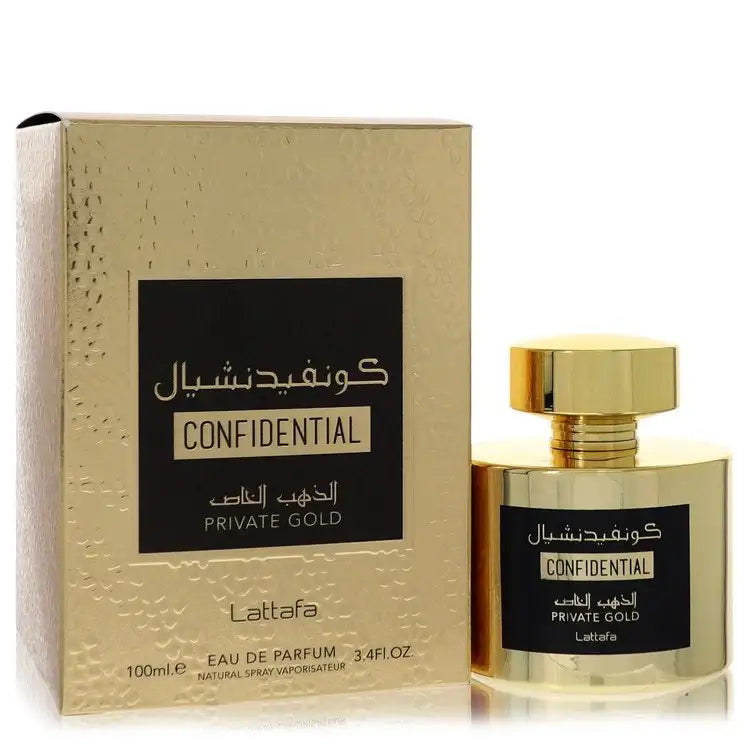 Confidential Private Gold By Lattafa (Unisex) - Renee Lane Company