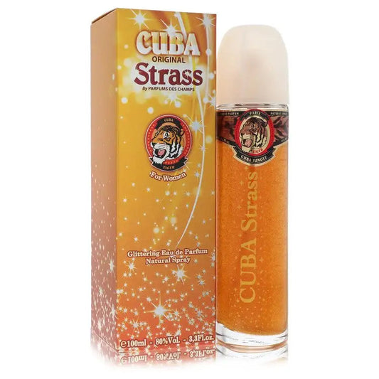 Women’s Eau de Parfum: amber Strass tiger bottle with gold box