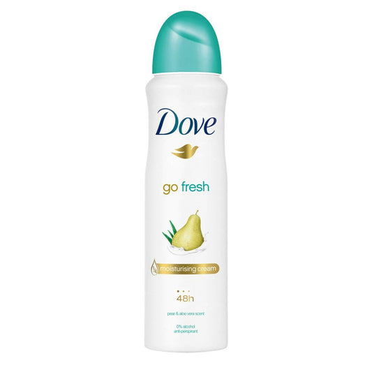 DOVE MEN + CARE Go Fresh Pear & Aloe Vera Scent Antiperspirant Spray 150ml = 5.07oz Plus one Free Pantene 1.7oz Pro-V Deep Fortifing ($7 Value) (CD-8058615376234-KIT) - Renee Lane Company