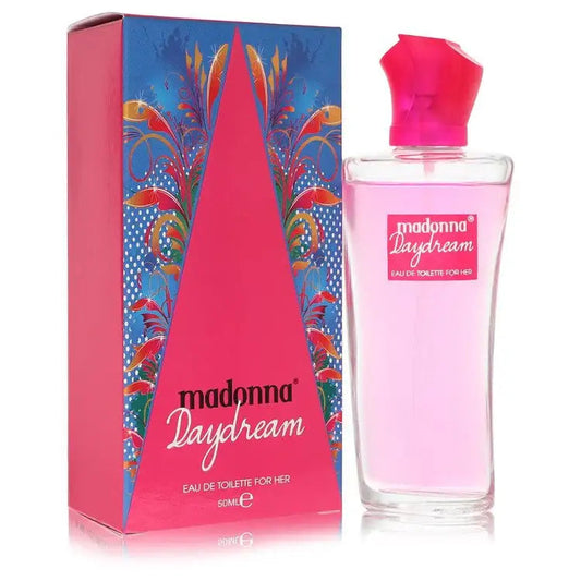 Madonna Daydream perfume for women set: pink bottle with magenta spray top, boxed