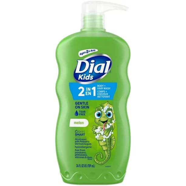 Dial Kids Body + Hair Wash Watery Melon 24 fl oz - Renee Lane Company