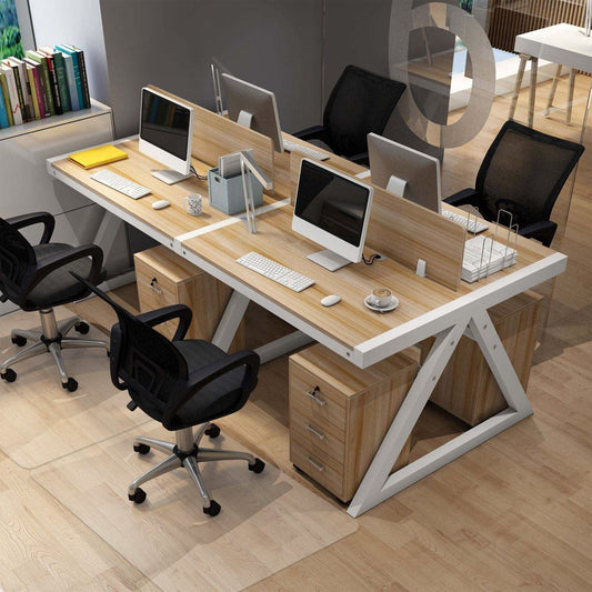 Direct Wicker Office Chair Mat for Hard Floor (30 "X 48" Rectangle), Transparent PVC Material - Renee Lane Company