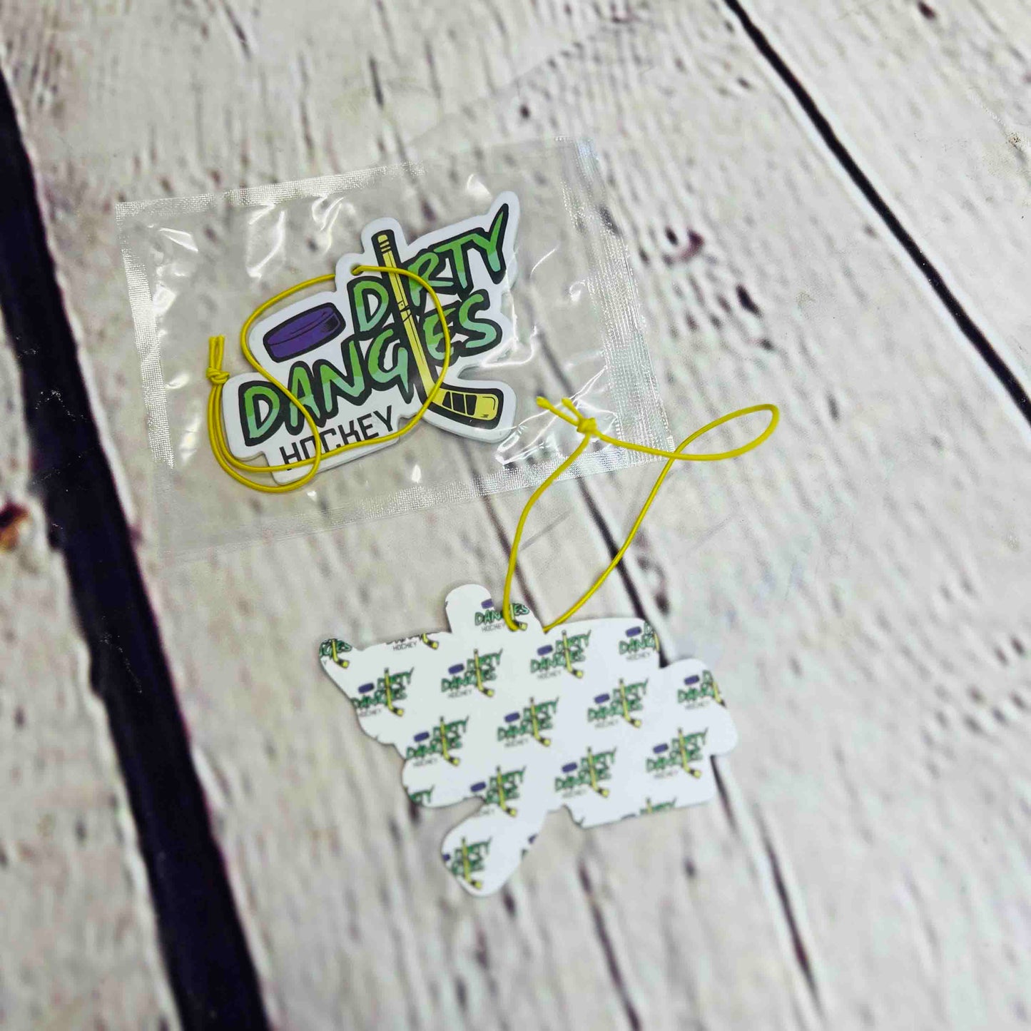 Dirty Dangles Hockey Car Air Freshener - Renee Lane Company