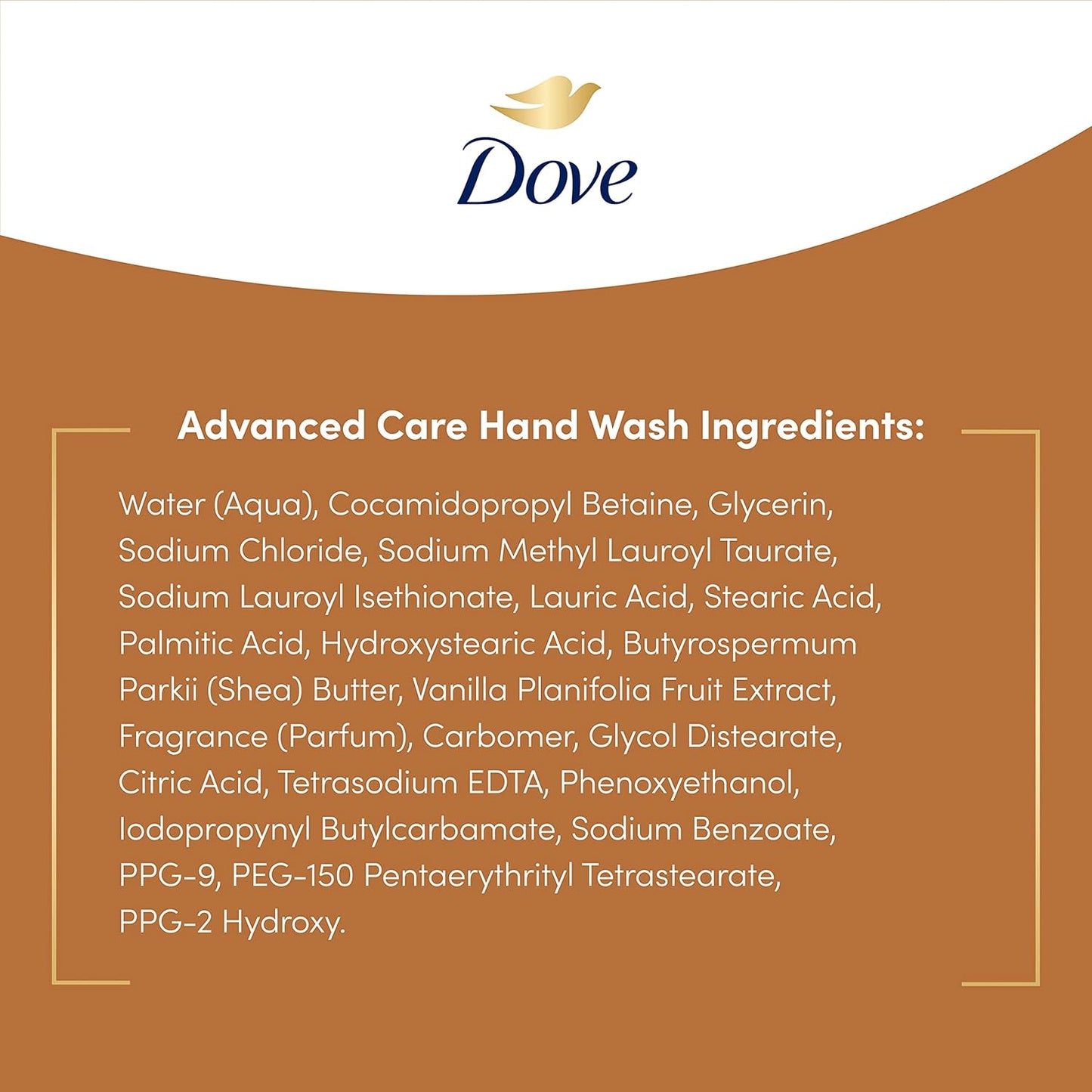 Dove Advanced Care Hand Wash Shea Butter & Warm Vanilla 4 Count for Soft, Smooth Skin, More Moisturizers than the Leading Ordinary Hand Soap, 12 oz - Renee Lane Company