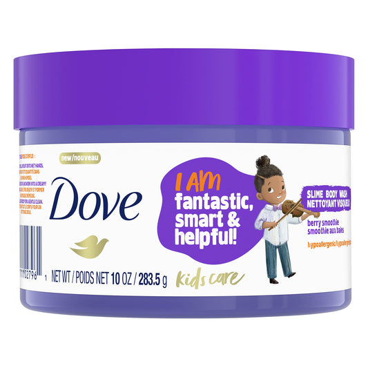 Dove Kids Care Slime Body Wash For Kids Berry Smoothie Hypoallergenic Skin Care 10 oz - Renee Lane Company