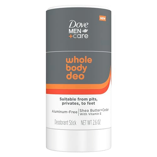 Aluminum-free deodorant stick, white base with 2.6 oz deodorant stick label