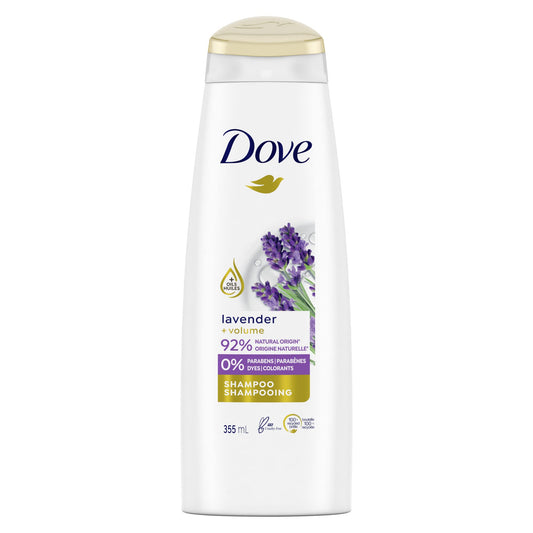 Dove Volume Shampoo for Thinning Hair Thickening Ritual Hair Shampoo with Lavender 12 oz - Renee Lane Company