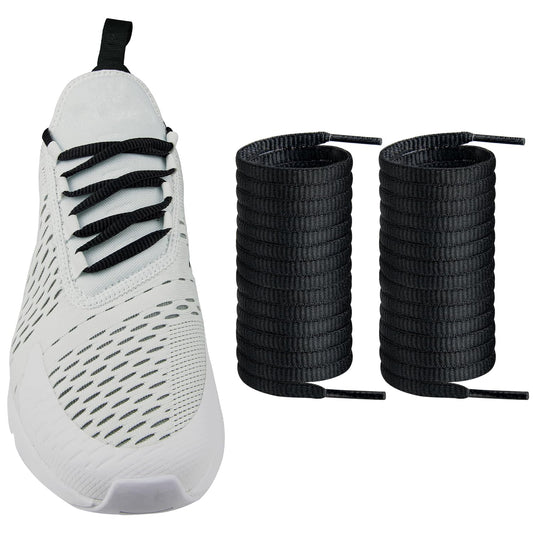 Endoto Oval Shoelaces for Nike Air Max 270 Running Replacement Shoes Laces Strings(Color:BlackSize:54Inch) - Renee Lane Company
