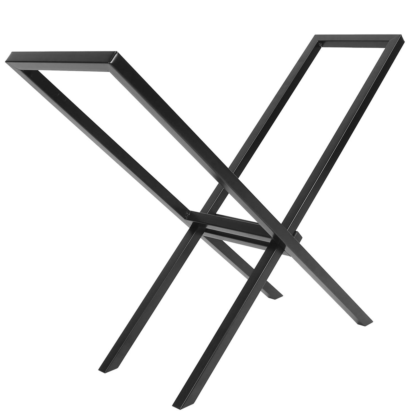 Firewood Log Rack 220LBS Steel Wood Lumber Storage Stacking Rack X Shape Storage Holder for Fireplace Firepit - Renee Lane Company