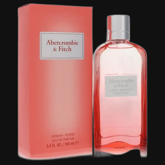 Women’s Eau de Parfum set: coral-red box and bottle by Abercrombie & Fitch, 100 mL
