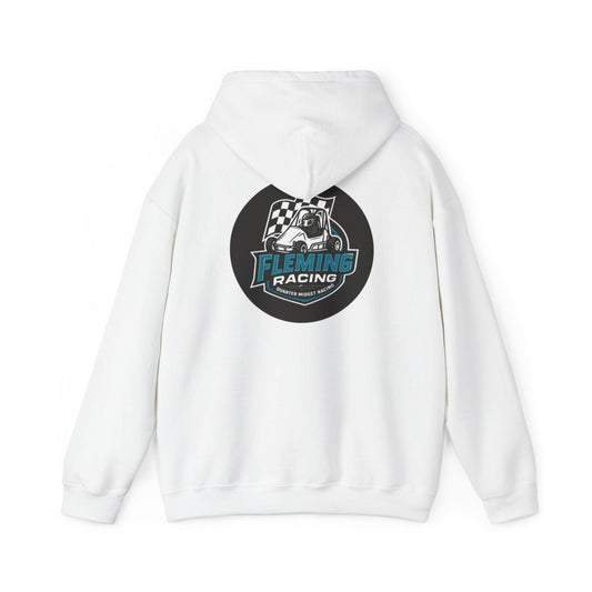 Fleming Racing Logo Hoodie | Racing Emblem Pullover - Renee Lane Company